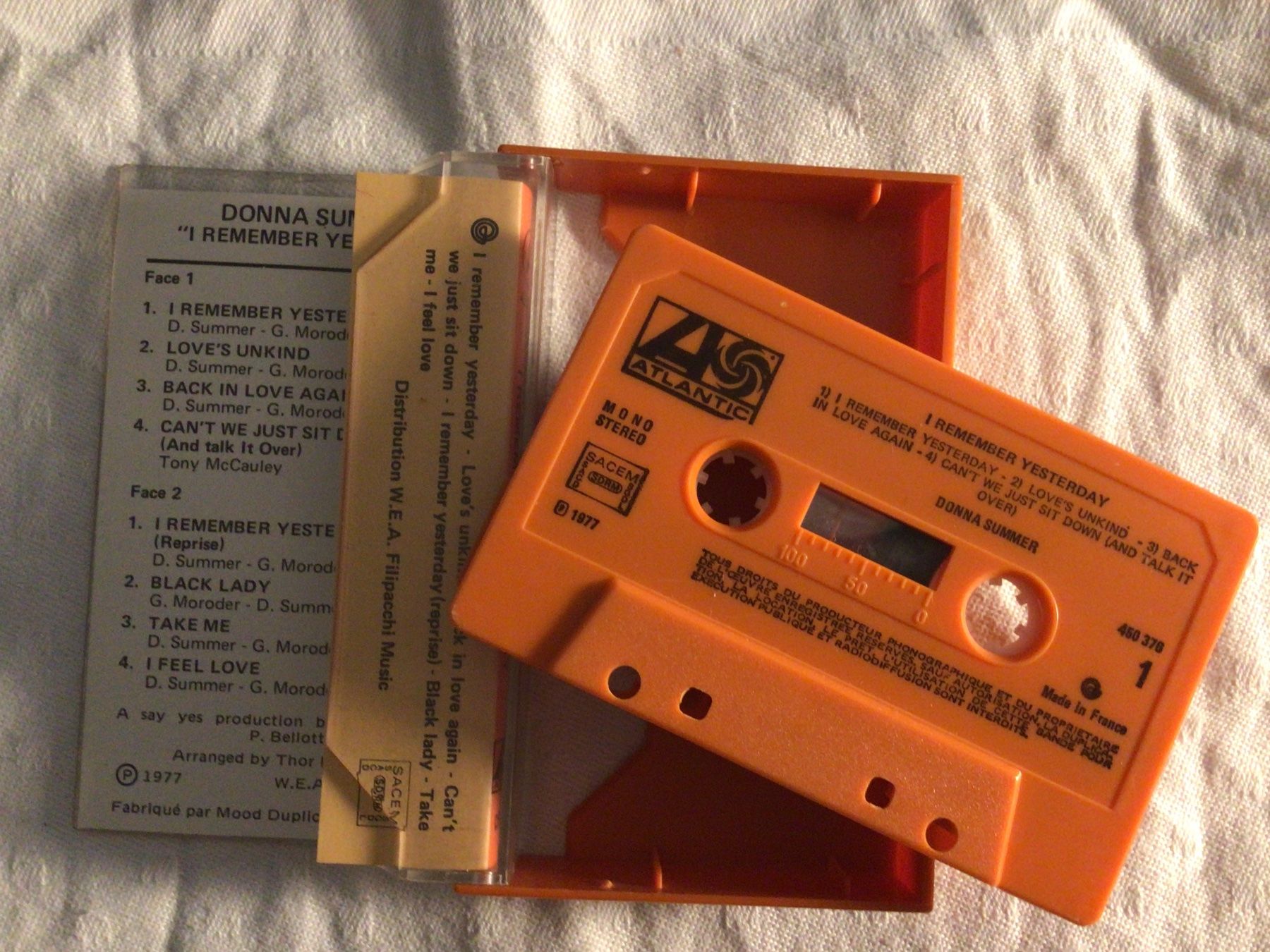 Kompaktkassetten: DONNA SUMMER, I Remember Yesterday, MC, 1977 – Gebraucht aus Steinach von  1