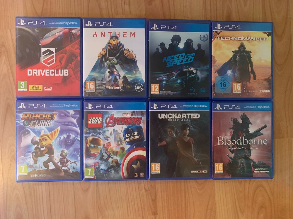 Diverse PS4 Spiele Kaufen auf Ricardo