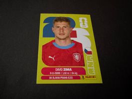 Panini Fifa Fussball WM 2026 Sticker David Zima CZE 8