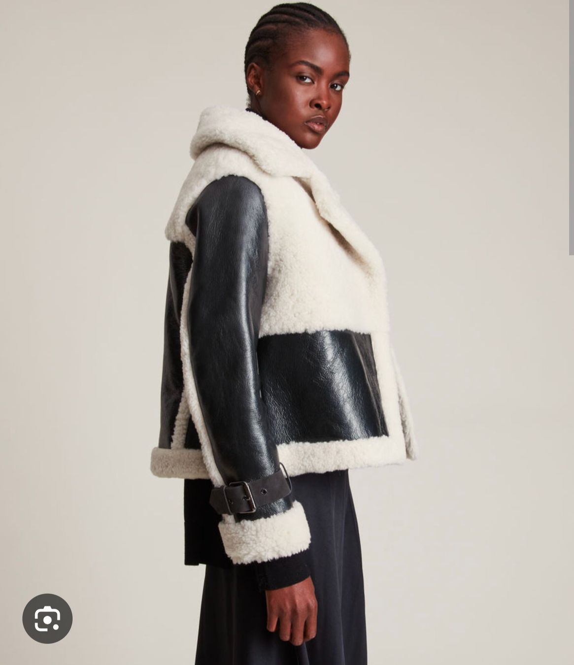Allsaints Vestes: All Saints shearling leather jacket – Neuf (Voir description) à Altendorf par jak_lkk8 3