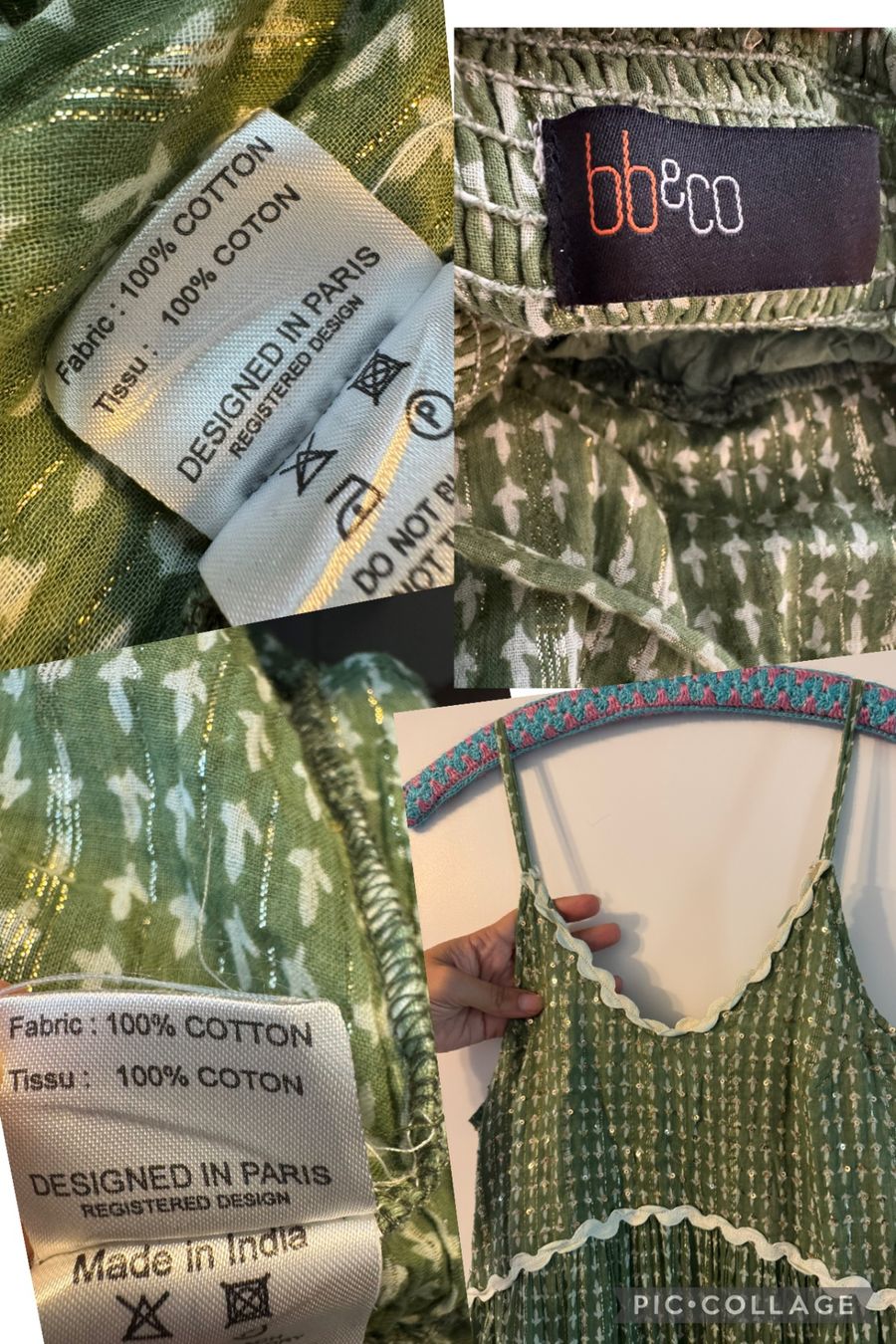 Robes: Bb&Co Kleid Made in Indien – D'occasion à Obfelden par cesarina10 7
