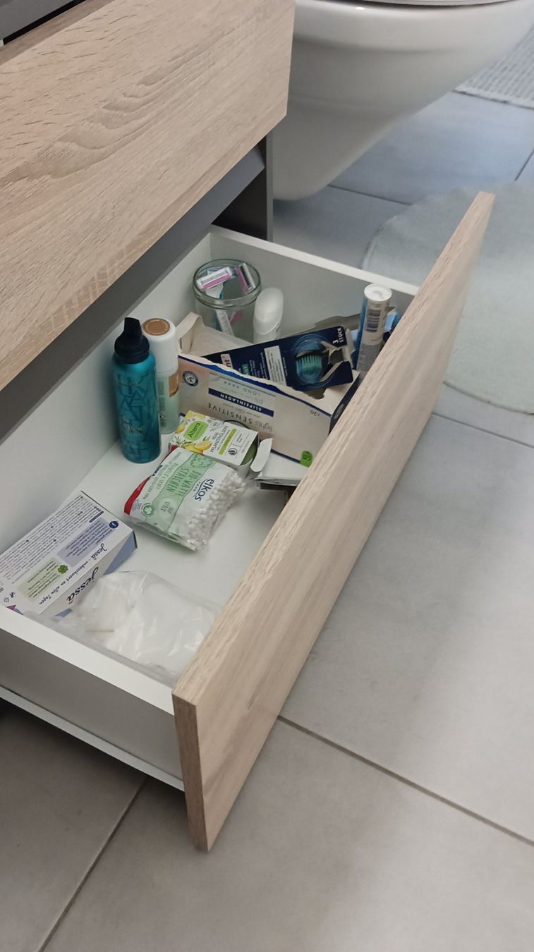 Mobili per bagno: Grau - Brauner Lavabo Unterschrank – Usato da Basel venduto da bib_pcc2 3