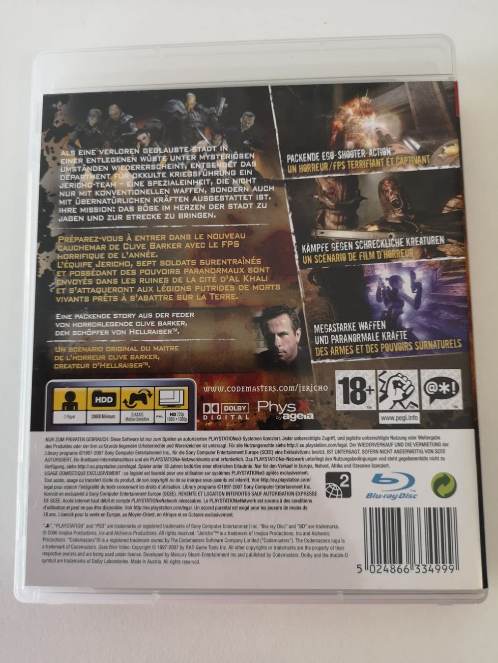 Spiele: Jericho (PS3) – Gebraucht aus Herisau von  2