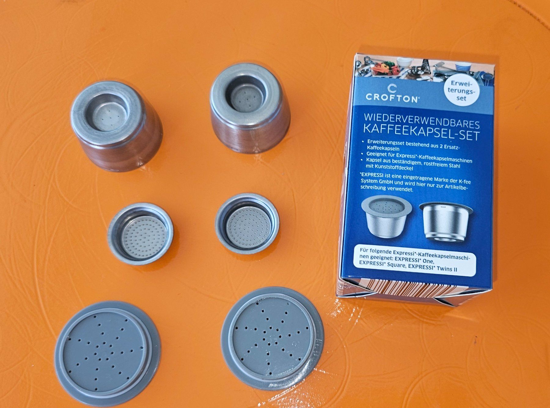 Kaffeemaschinen & Espressomaschinen: ✅Wiederverwendbares Kaffeekapsel Set  📌 – Neu und originalverpackt aus Kreuzlingen von UAE 7