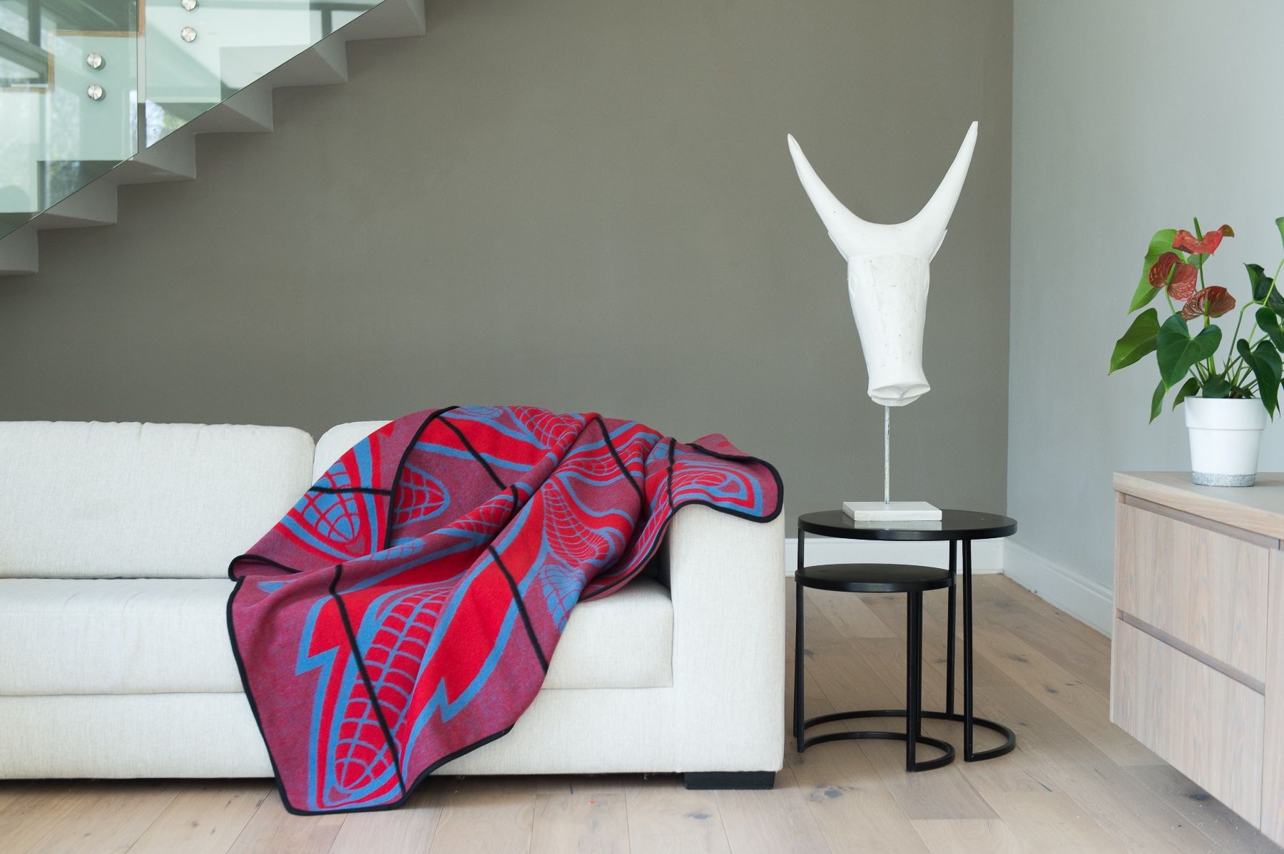 Decken: Couverture Basotho - SEANAMARENA - POONE - Rouge – Neu und originalverpackt aus begnins von jer_tl2r 1