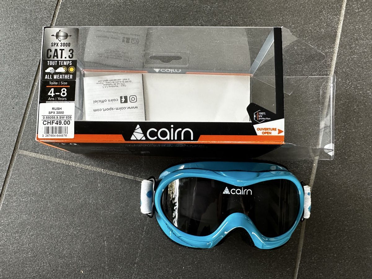 Cairn Occhiali & Lenti: Cairn SPX 3000 Ski-/Snowboardbrille, Gr. 4-8 – Usato da Dättlikon venduto da Katalone
