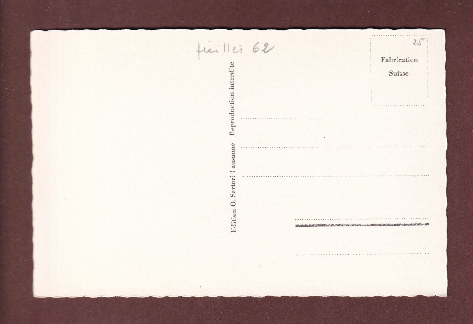 Cartoline postali: BEX et Dents du Midi - 1962 – Usato da Pully venduto da nicecards-shop 1