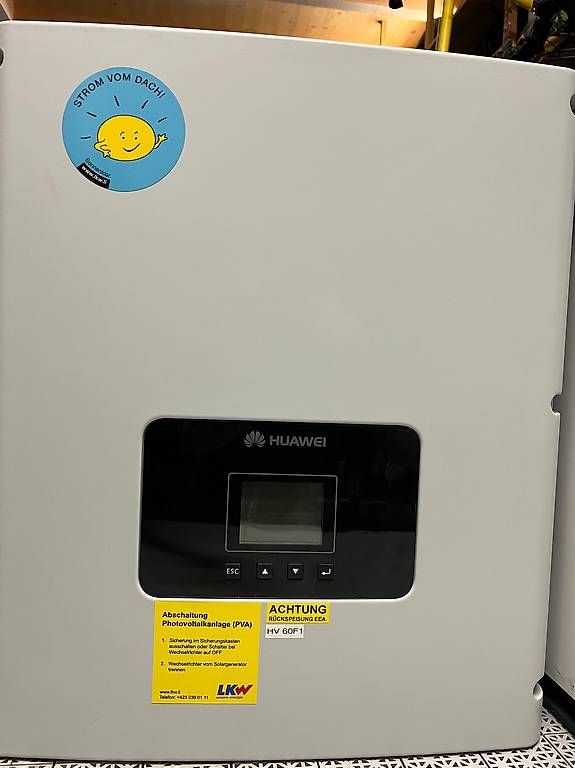 Huawei Inverter: Huawei Wechselrichter – Usato da Triesenberg venduto da JMS9497
