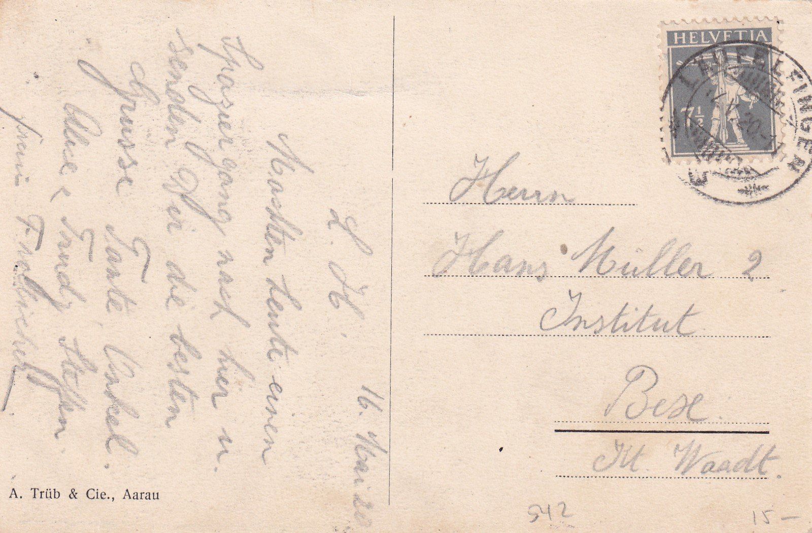 Ansichtskarten: Postkarte Soolbad und Kurort Ramsach – Gebraucht aus Birsfelden von chr_yq2g 1