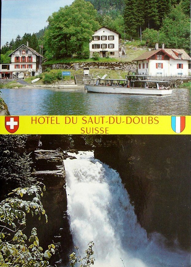 Ansichtskarten: LES BRENETS Hôtel du Saut-du-Doubs – Gebraucht aus Jona von philajona