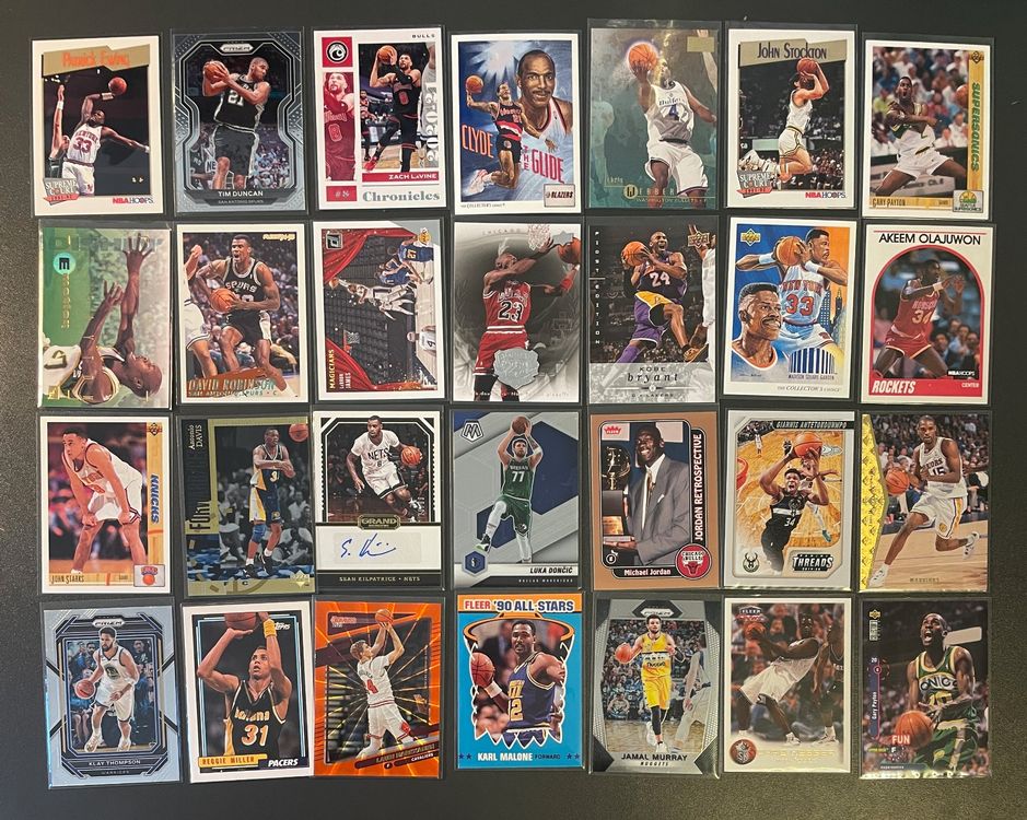 350 NBA trading cards Box Jordan Lebron Kobe Doncic Prizms | Kaufen auf ...