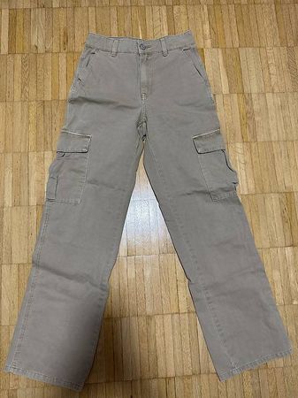 Pull&Bear Cargo Hose beige (Gr. 36 / S)