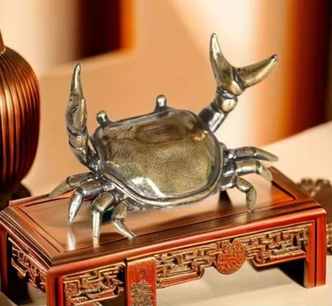 Sculture & Statue: Crabe en bronze – Nuovo e nell'imballaggio originale da Vernier venduto da 19pigments