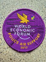 *** Badge Polizei WEF Air Support 2017 mit klett ***