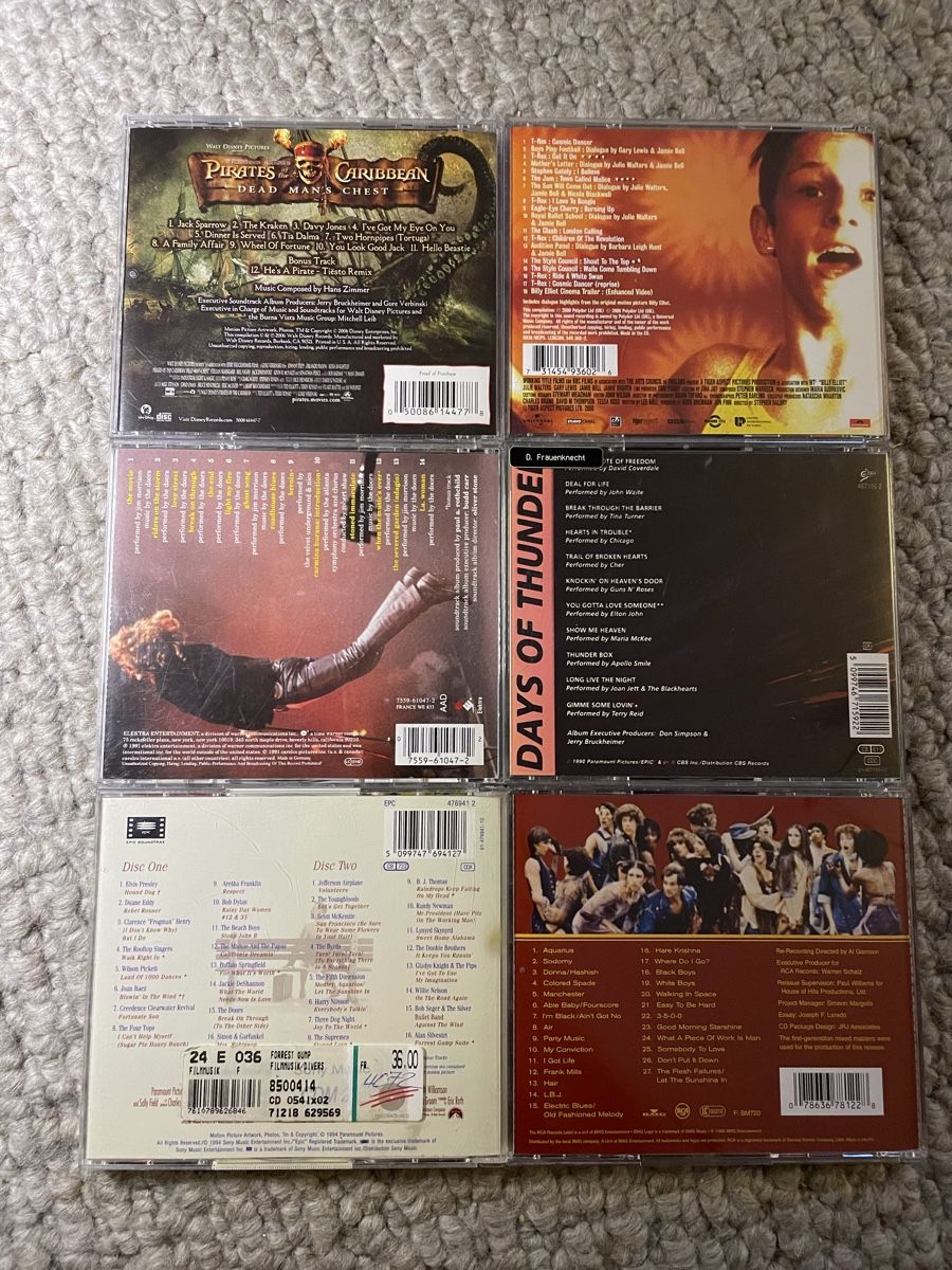 CDs: 6x Soundtrack  – Neu (gemäss Beschreibung) aus Reinach AG von trigger7811 3
