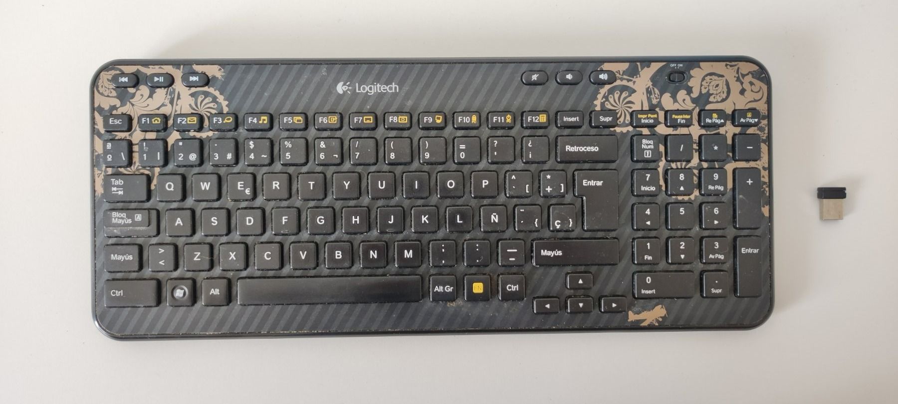 Logitech Tastiere: Spanische Tastatur Logitech K360 – Usato da Dietikon venduto da idu_w89c