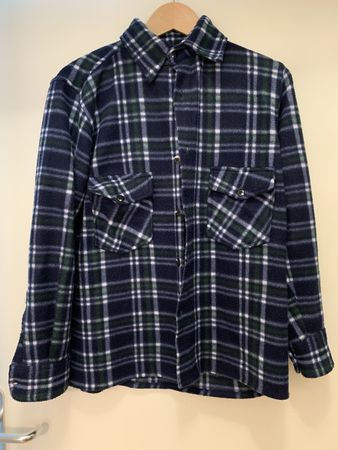 Warme Flanell Jacke Holzfäller Hemd, Gr. M