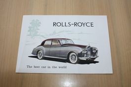 Rolls-Royce Silver Cloud Prospekt 1963