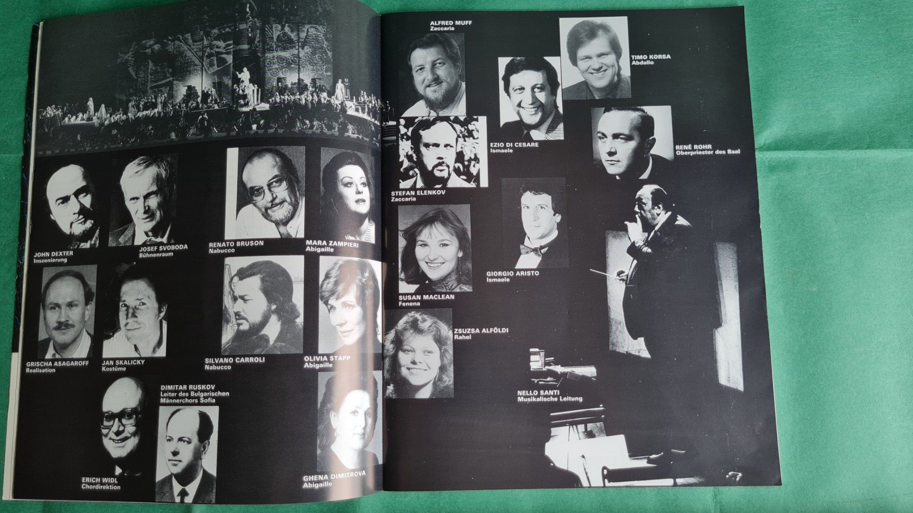 Dokumente: Nabucco: Original Programmheft Opernhaus Zürich Saison 89/90 – Gebraucht aus Steinhausen von mesa11 2