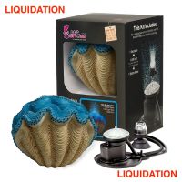 Aérateur/bulleur pour aquarium avec LED - Blue Clam