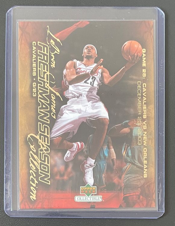 lebron james rookie season