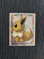 Pokemon Evoli Holo Prism Merlin Topps Sticker  Neuwertig