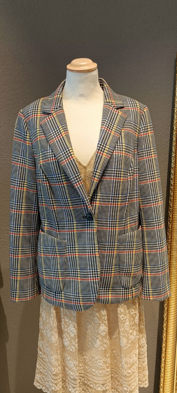 Marc Cain Jacken: MarcCain Blazer, kariert, Grösse N4/40 – Neu (gemäss Beschreibung) aus Zollikofen von Proseco
