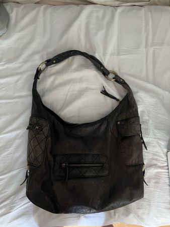 Navyboot leather bag