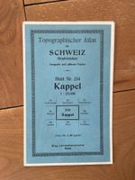 Siegfriedkarte, Blatt Nr. 234, Kappel. 1:25000