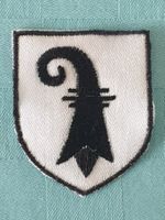 Vintage Badge Wappen Basel Stadt ST. GALLER STICKEREI