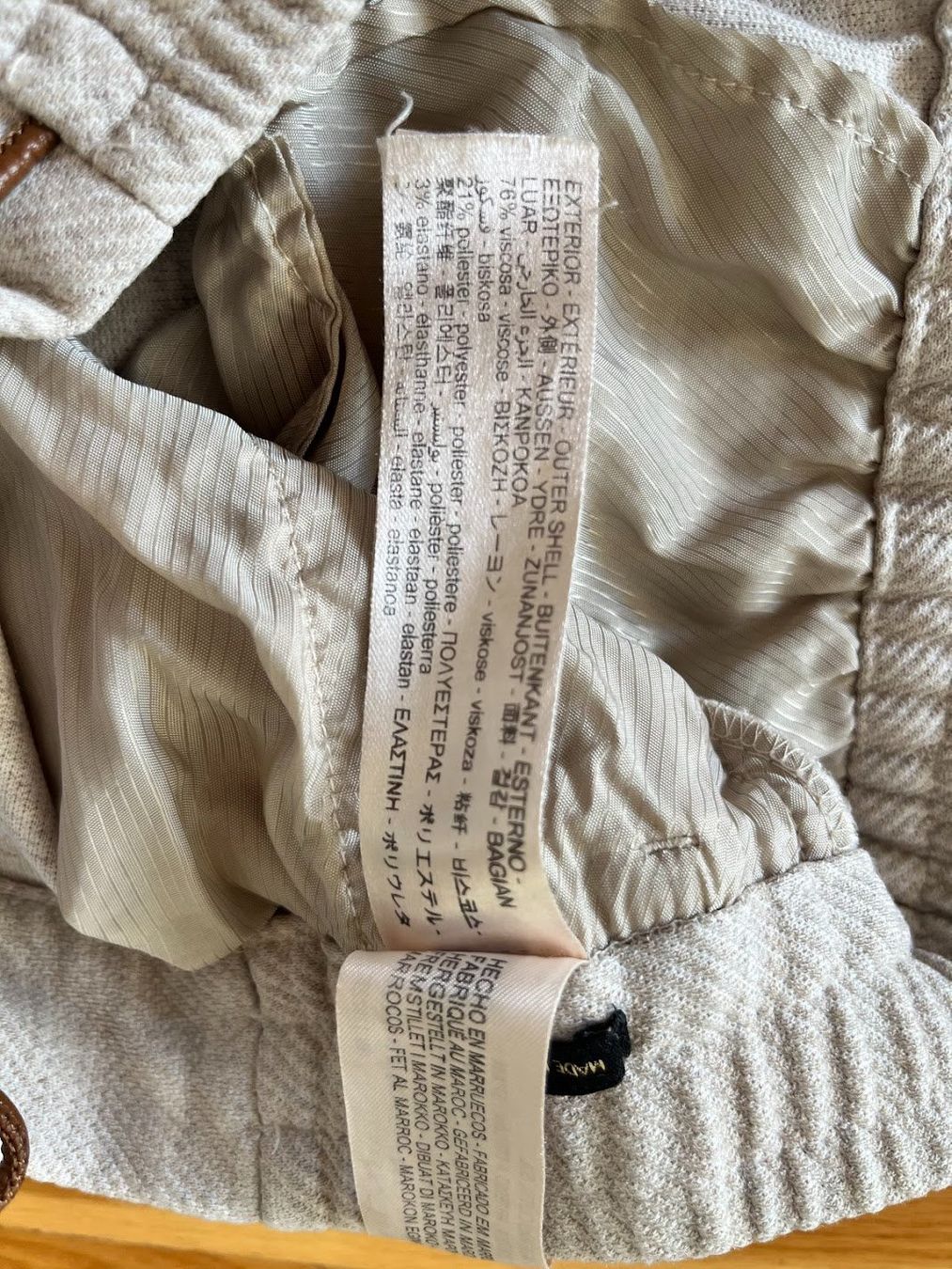 Massimo Dutti Pantaloni: Massimo Dutti Jogger-Hose hellgrau – Gr. 38 – Usato da Kilchberg ZH venduto da sentiera 6