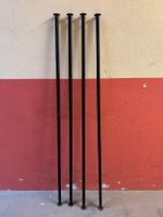4x montants - Etagère murale à tubes Vintage.