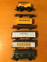6x DB Güterwagen