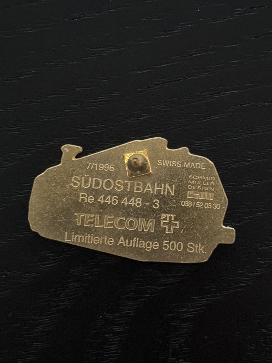 SBB/CFF/FFS Placchette & Badge: Re 4/4 SOB Schmid Müller 500 Stück – Usato da Uetendorf venduto da hoisle 1