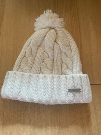 Damen Strickmütze weiss Adidas Ohne Size Bommel 