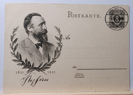 Postkarte Deutsche Reichspost 1931, ungelaufen