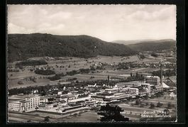 Zurzach, Panoramablick auf die Schweiz. 