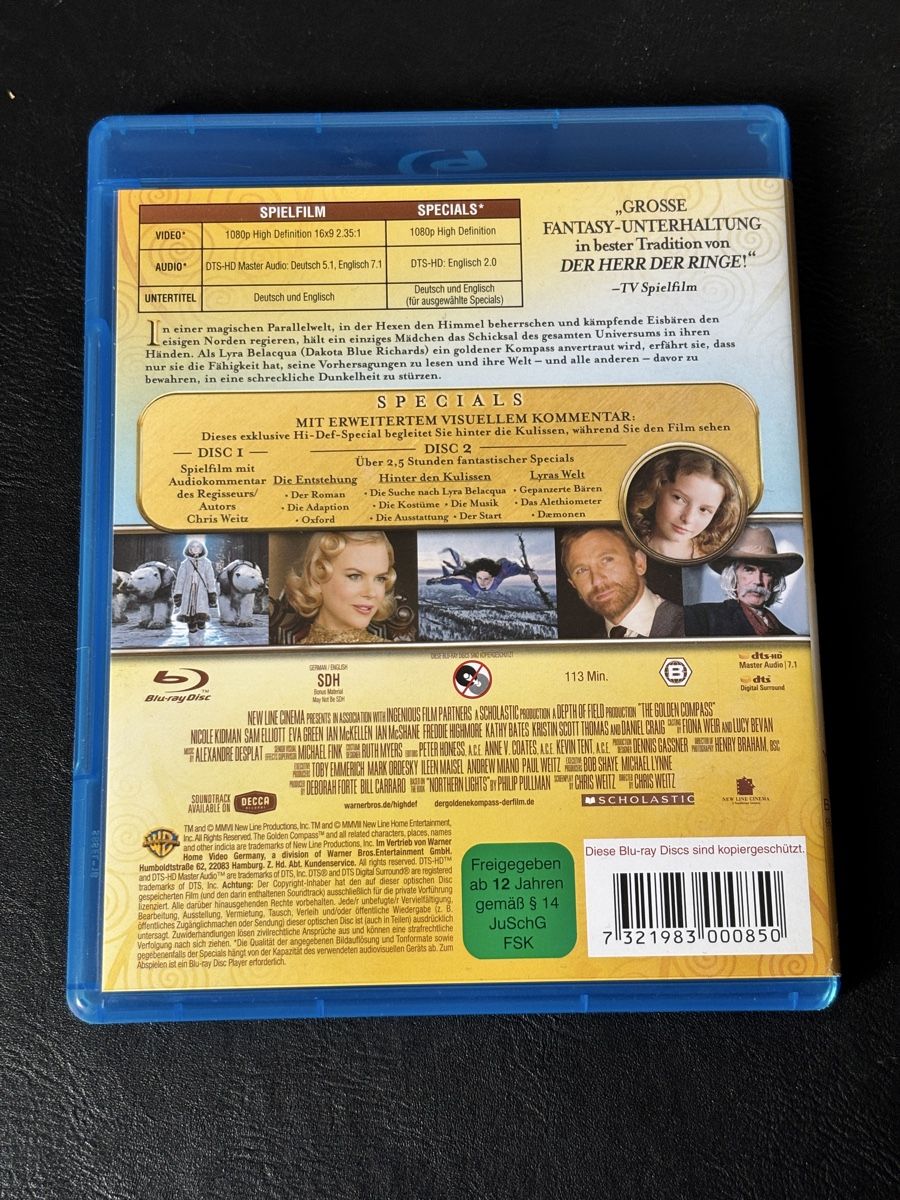 Alle DVDs: Der Goldene Kompass Blu-ray  – Gebraucht aus Luzern von Armastra 1