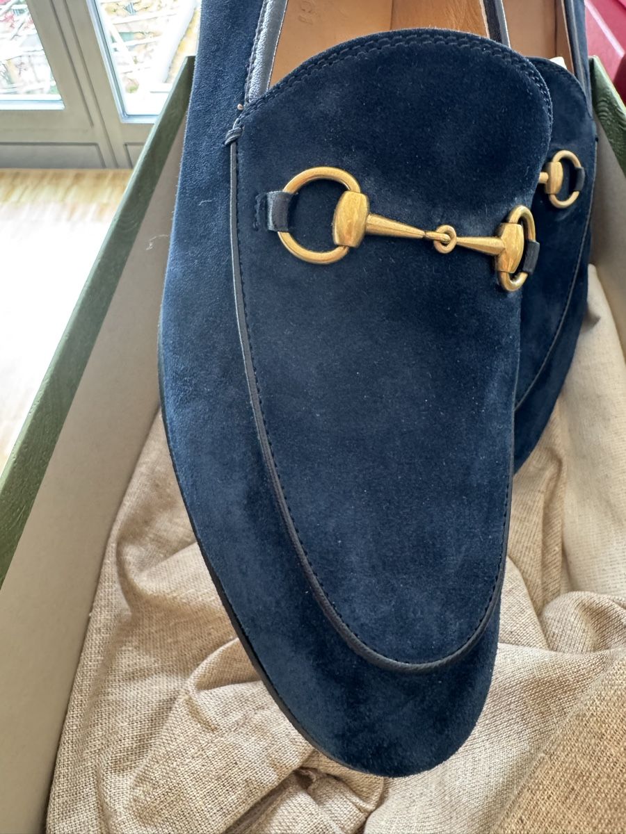 Gucci Scarpe da donna: Gucci Loafers in Blue Suede, Size 40 – Nuovo (secondo la descrizione) da Zürich venduto da kvsm_75 2
