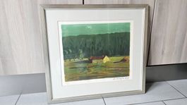 Lithographie de l'artiste Albert schnyder 59/60