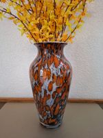 Superbe Vase Vintage 70s/80s-Verre Soufflé Artisanal –Orange