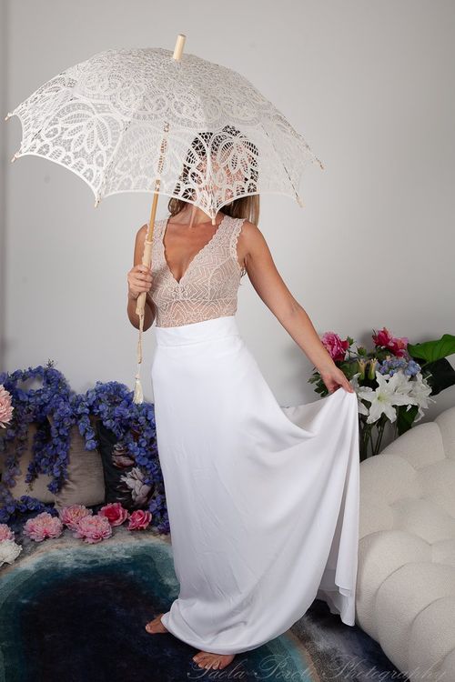Gonne: Jupe longue de mariée vintage – Usato da Genève venduto da pao_8srw 4