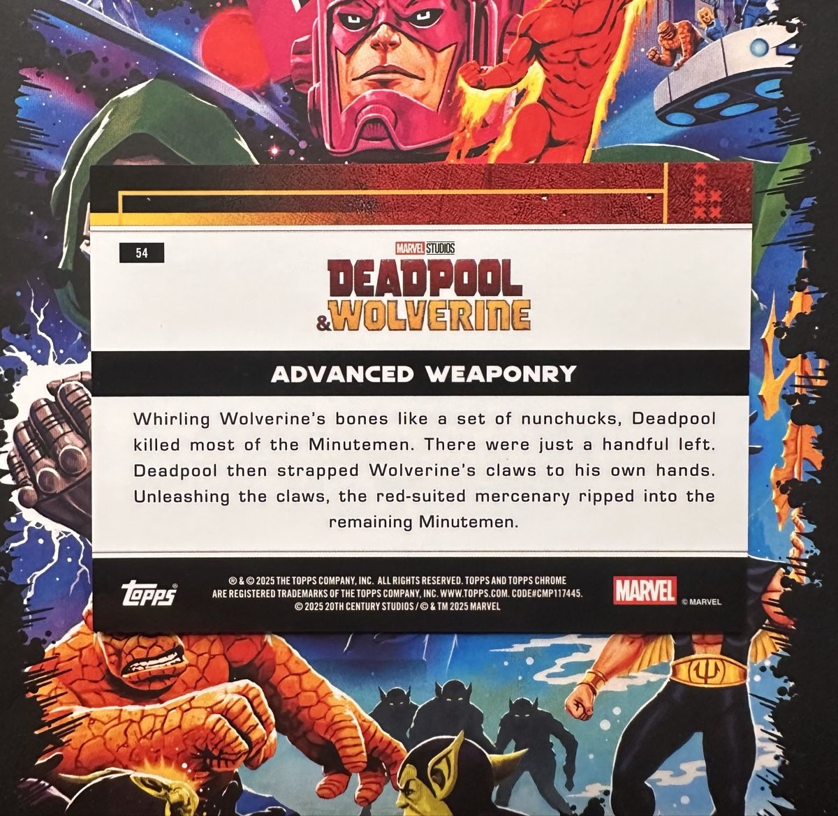 Topps Carte collezionabili: 2025 TOPPS CHROME DEADPOOL GOLD RAYWAVE REFRACTOR 20/50 – Nuovo (secondo la descrizione) da Walliswil b.Wangen venduto da Swiss-Trading-Bros 1