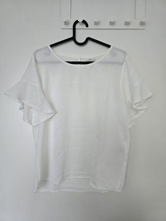 Luftig leichte Shirt-Bluse von JDY Gr. 34, weiss