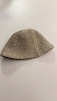 Strickhut I Cieli Ross Handgemacht Metallic beige