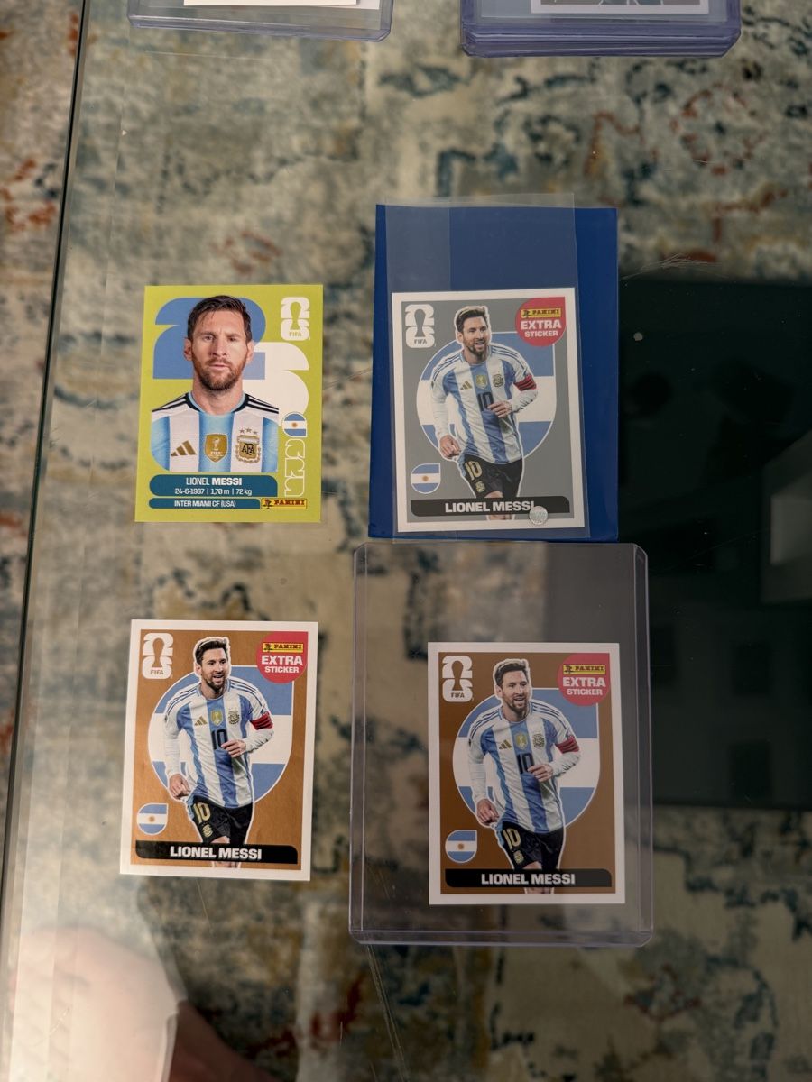 Panini Carte collezionabili: Satz Paninni Bilder Messi – Nuovo e nell'imballaggio originale da Rümlang venduto da Sigi0103