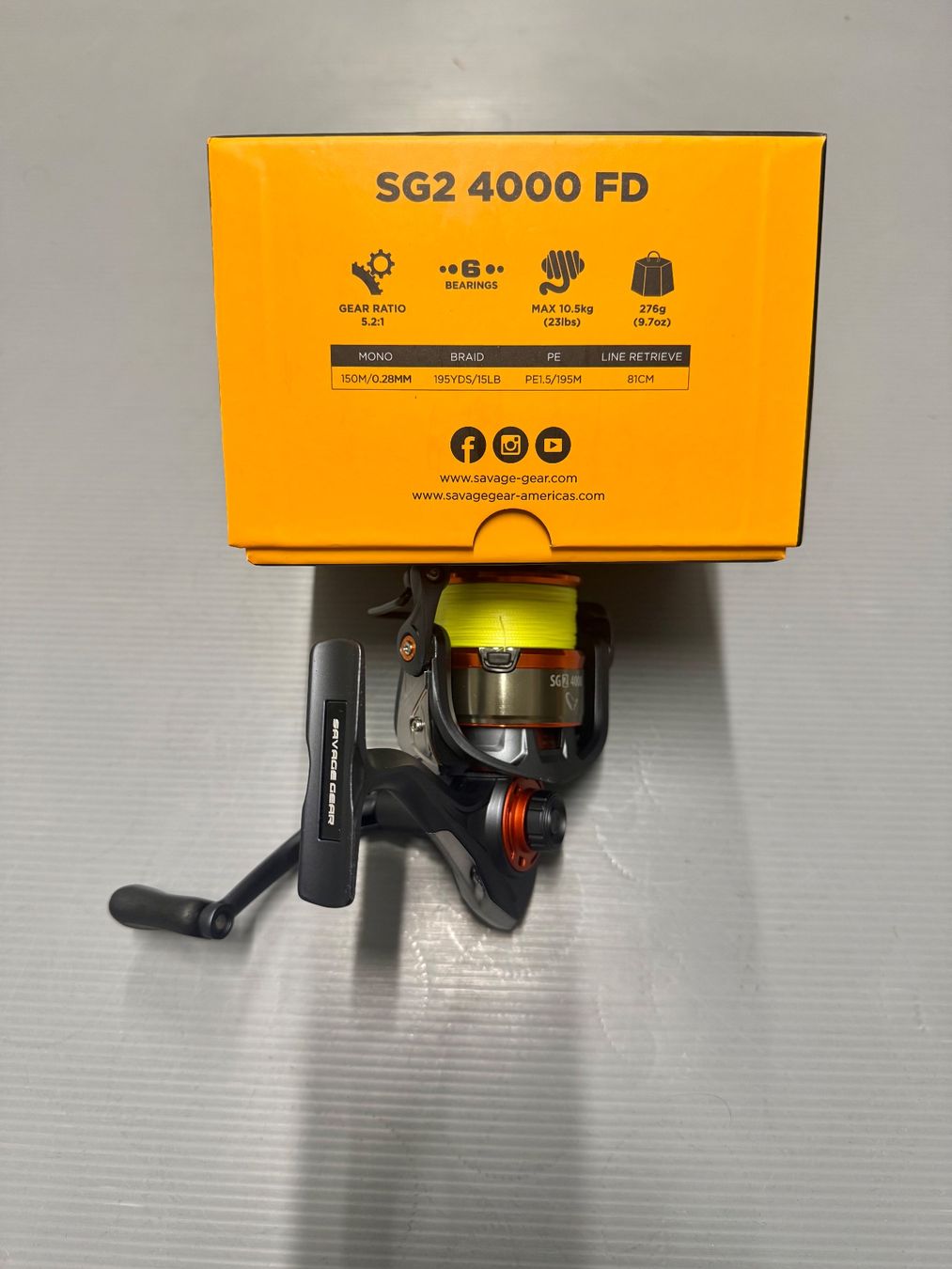 Tamburi & Mulinelli: Savage Gear SG2 4000 FD Spinnrolle – Nuovo e nell'imballaggio originale da Trimbach venduto da duri.. 4