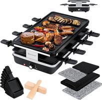 KESSER Raclette Tischgrill Schwarz