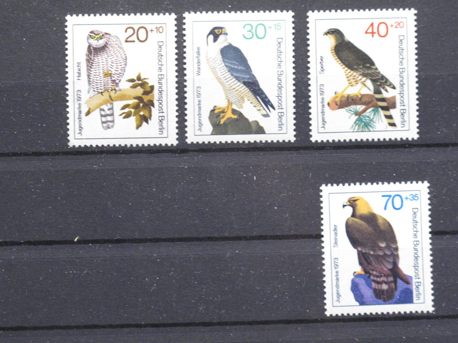 Alle Briefmarken: Berlin 1973 Greifvögel ** – Gebraucht aus Wil SG von fva01