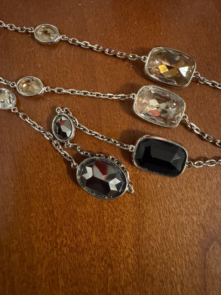 Swarovski Catenine: Swarowski Silver Tone Multi Gemstone Necklace – Usato da Zürich venduto da salifali 3